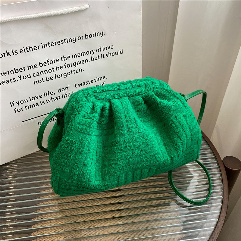 Women's Design Winter Versatile Towel Cloth Fashion Women's Shoulder Bag