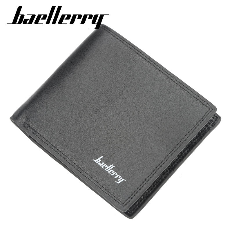 Men's Short Korean Style Horizontal Simple Soft Men's Wallet