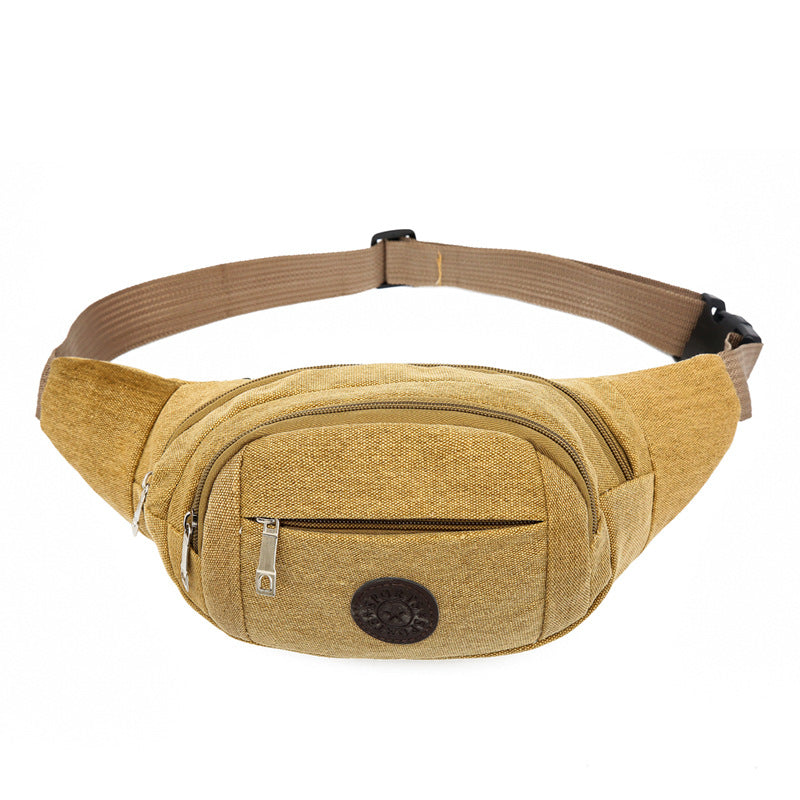 Men's Glamorous Pretty Canvas Mobile Running Men's Waist Packs
