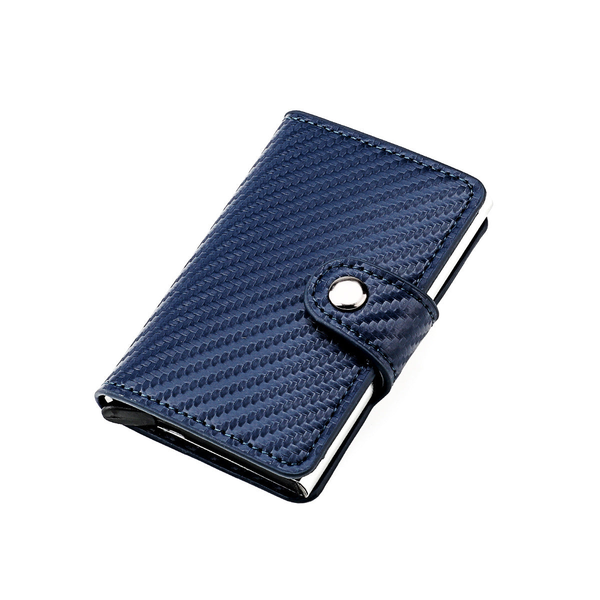 Men's Box Shielded Swiping Slim Credit Alloy Card Holder