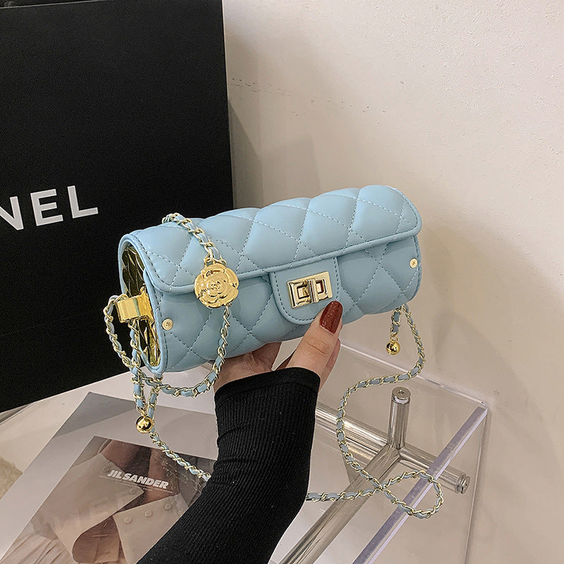 Classic Style Round Cylindrical Mini Versatile Phone Bags