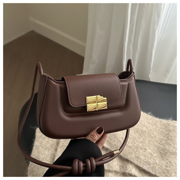 Women's Pure Color Trendy Texture Shell Style Solid Large Women's Shoulder Bag