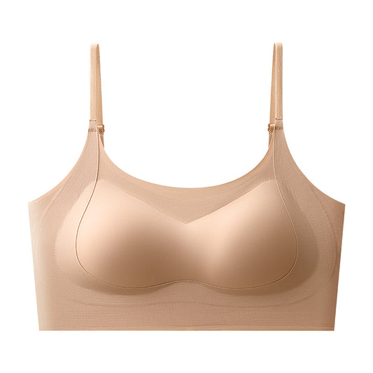 Small Breast Exaggerating Lifting Gathered Without Trace Tanks Camis