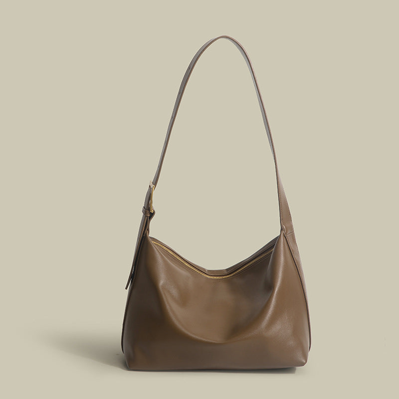 Women's Capacity Totes High-grade Pure Color Wide Crossbody Bags