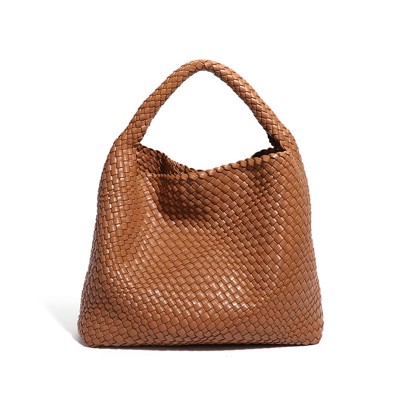Women's Hand-woven Fashion Portable Korean Style Large Capacity Women's Shoulder Bag