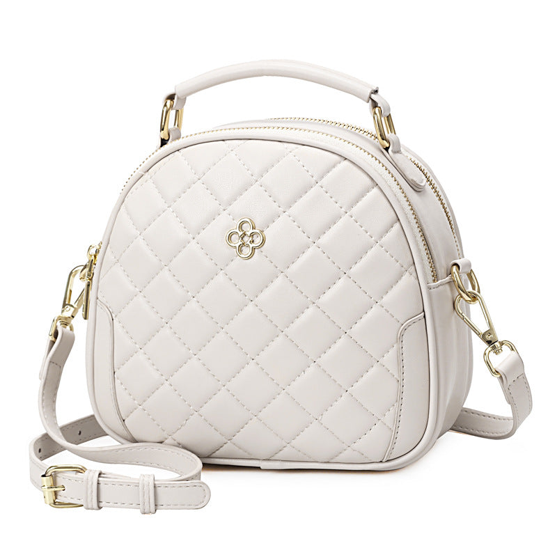 Women's Rhombus Round Advanced Texture Best Handbags