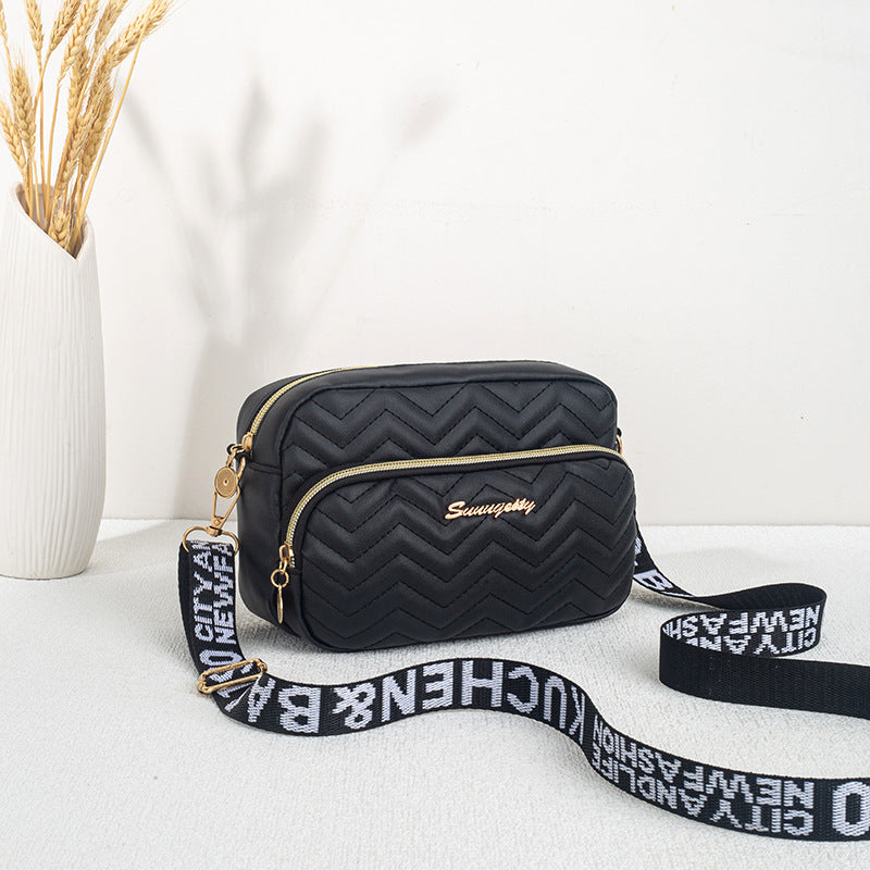 Women's Wave Embroidered Pouch Fashion For Shoulder Bags
