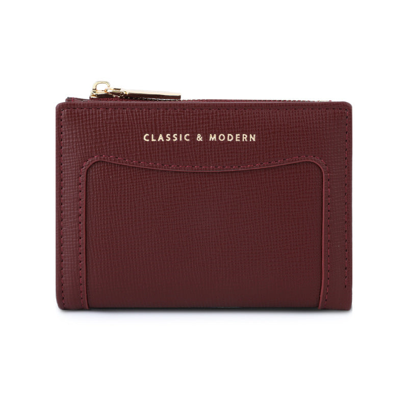 Min Wei Trade Short Design Stitching Purses