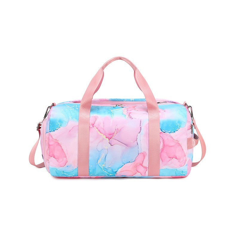 Women's Capacity Waterproof Iti Printing Swimming Sport Travel Bags