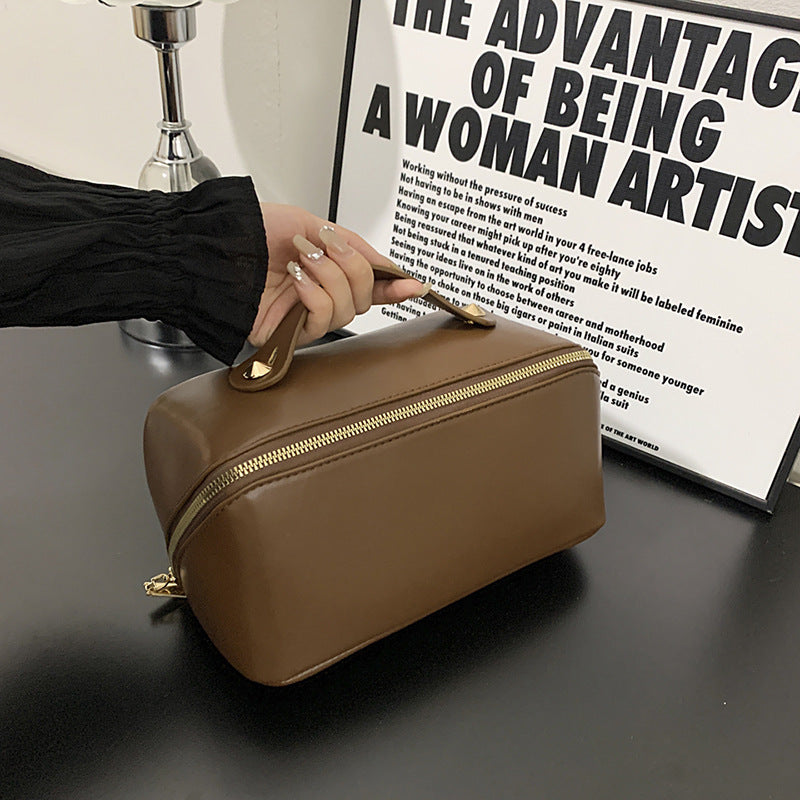 Women's Portable Large Capacity High Sense Cosmetics Makeup Bag