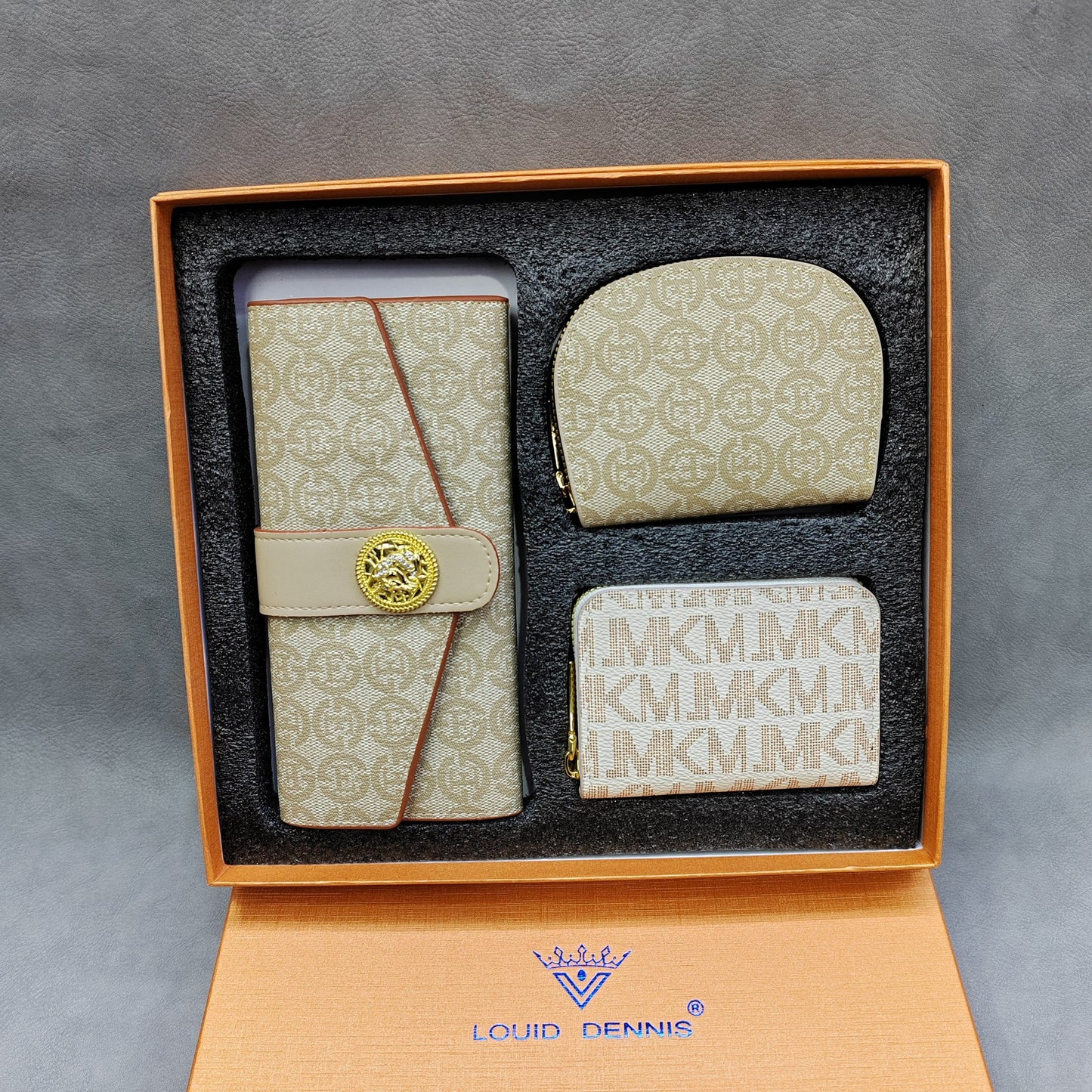 Cool Attractive Three-piece Gift Box Sets Ladies Wallets
