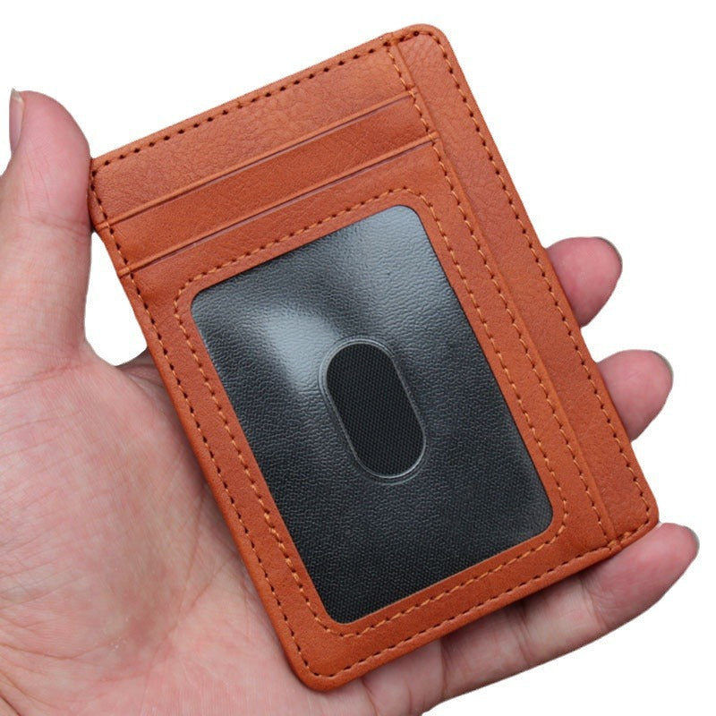 Slots Horizontal Vertical Bank Position Transparent Window Card Holder