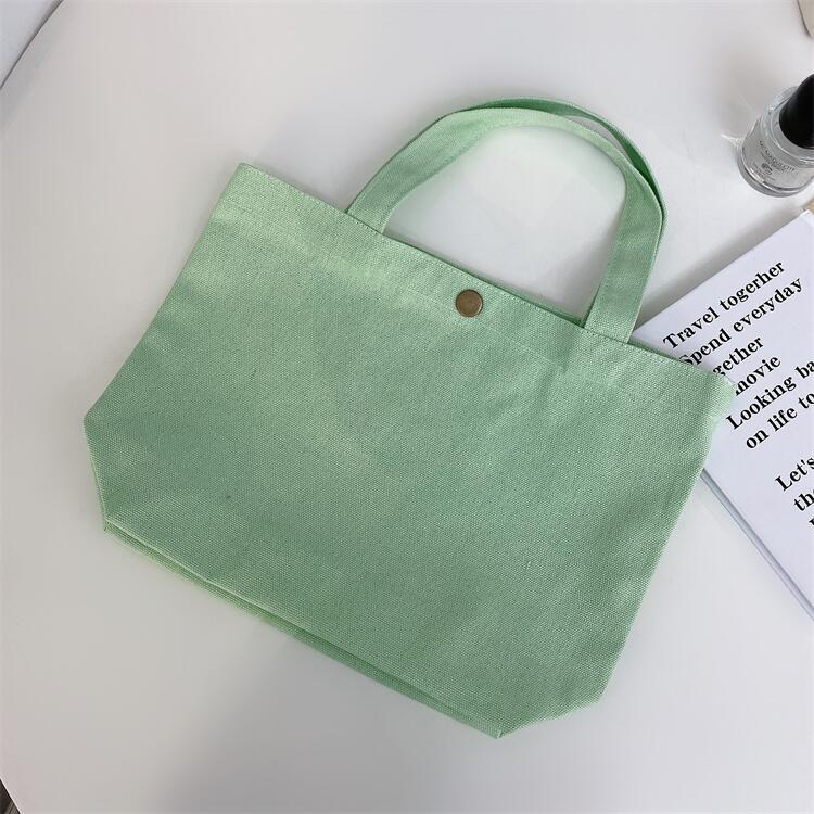New Women's Canvas Portable Lunch Box Handbags