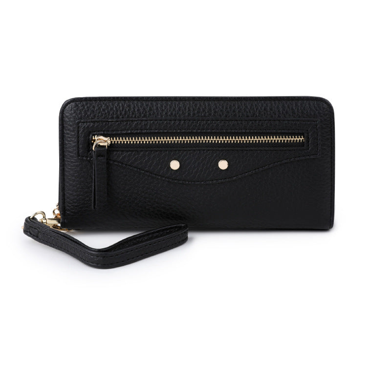 Women's Zipper Long Fashion Litchi Pattern Ladies Wallet