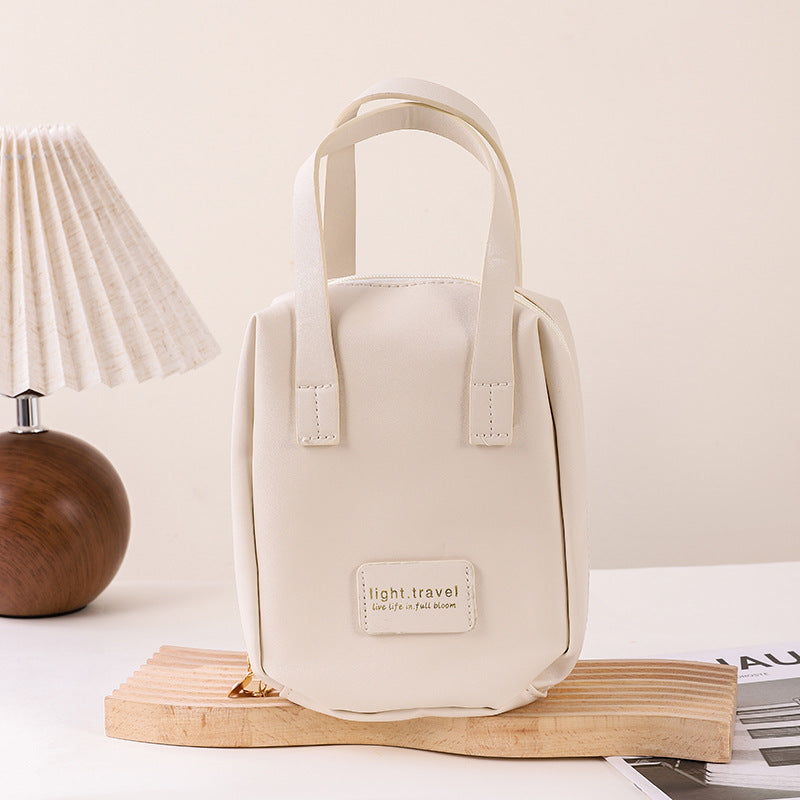 Retro Large Capacity Good-looking Double Zipper Cosmetic Bags