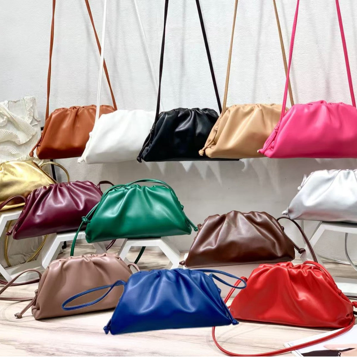 Women's High-grade Pleated Cloud Dumpling Underarm Fashion Women's Shoulder Bag