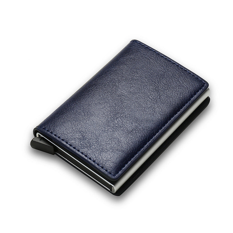 Men's Fashion Aluminum Alloy Metal Bank Men's Wallets