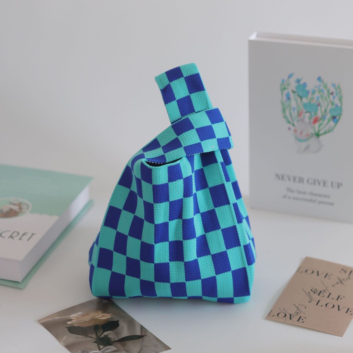 Unique Women's Knitted Woven Vest Simple Handbags