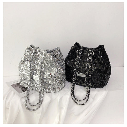 Women's Popular Shiny Leisure Chain Cross Body Crossbody Bags