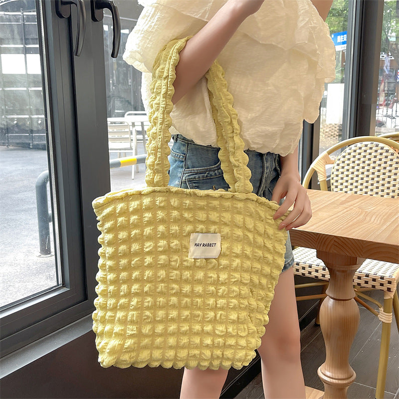 Style Cloud Bubble Flower Vest Female Bags