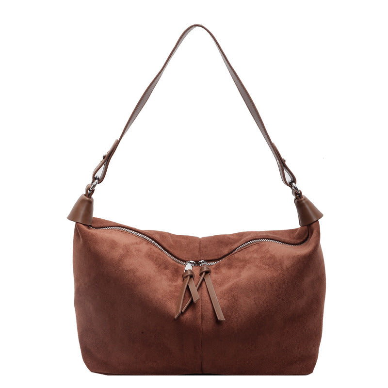 New Slouchy Popular Women's Retro Frosted Shoulder Bags