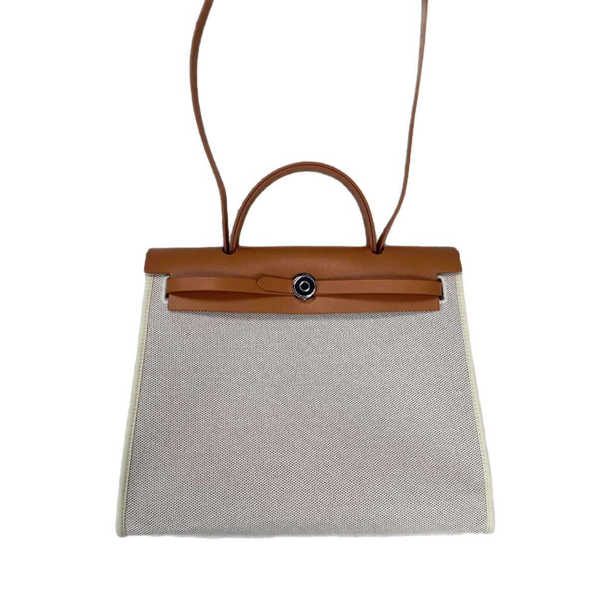 High-grade Canvas Leather Kelly Large Capacity Women's Shoulder Bag