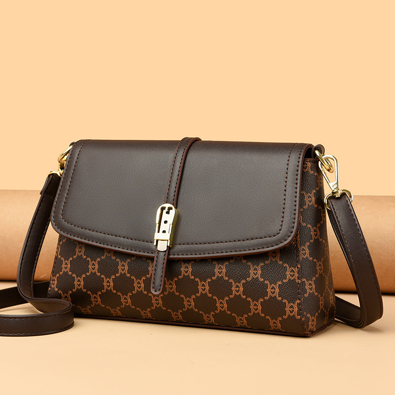 Trendy Comfortable Women's Charming Contrast Color Shoulder Bags