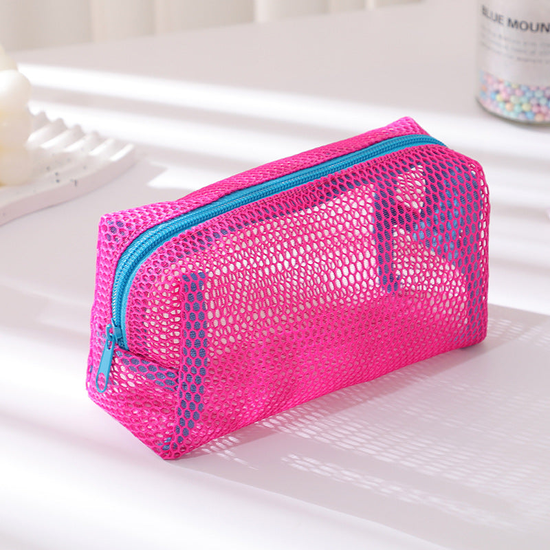 Dopamine Storage Large Capacity Mesh Sand Cosmetic Bags