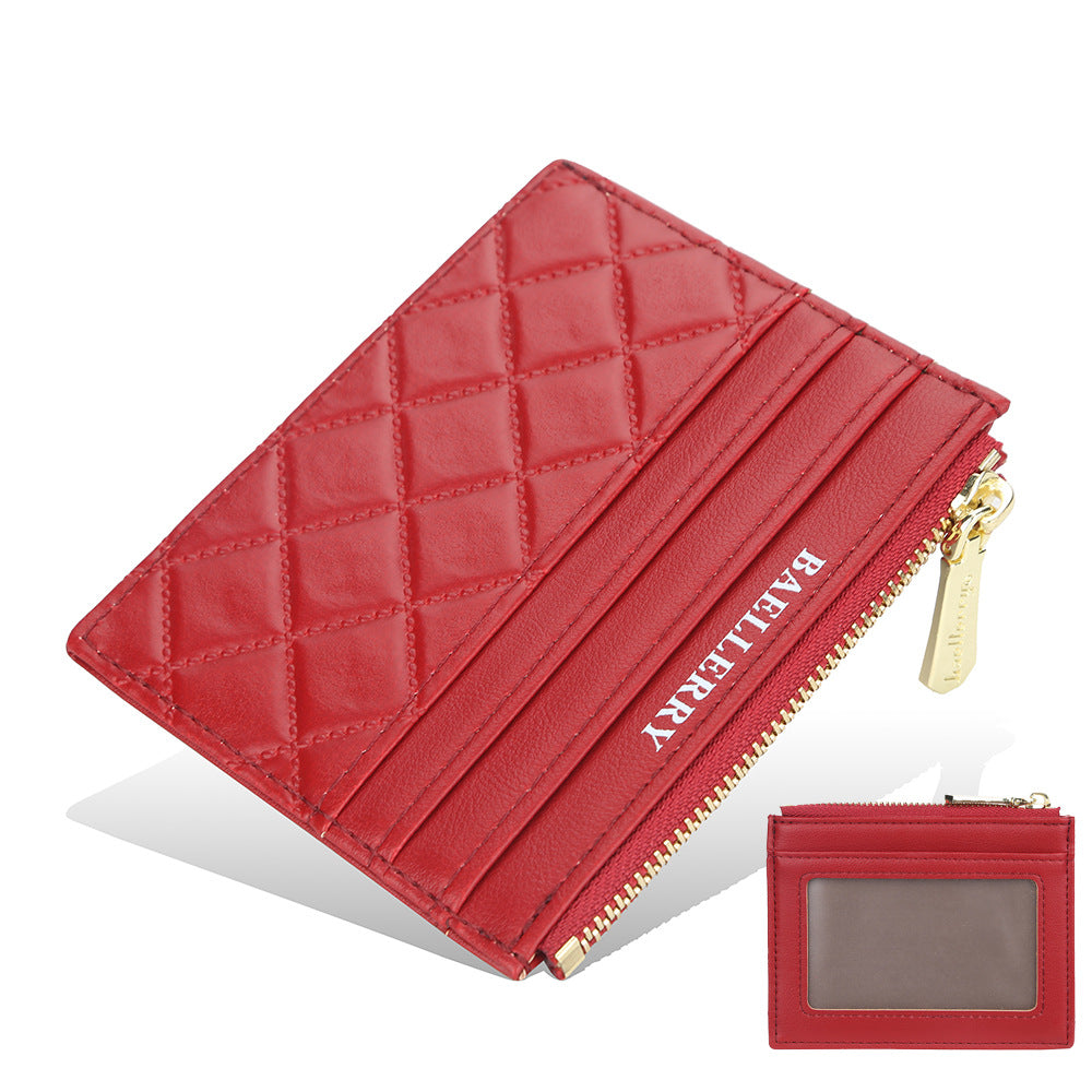 Women's Short Korean Style Zipper Fashion Large Capacity Ladies Wallet