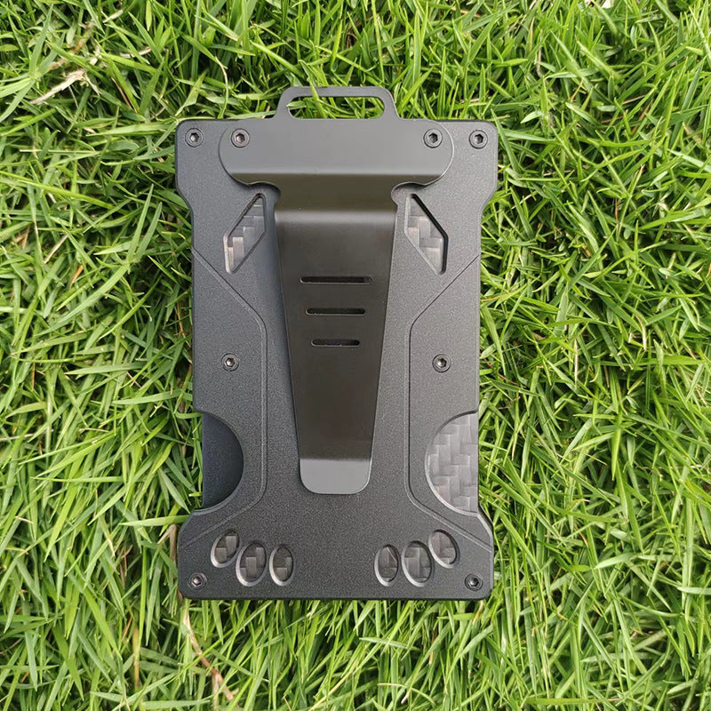 Alloy Transparent Badge Metal Work Permit Card Holder