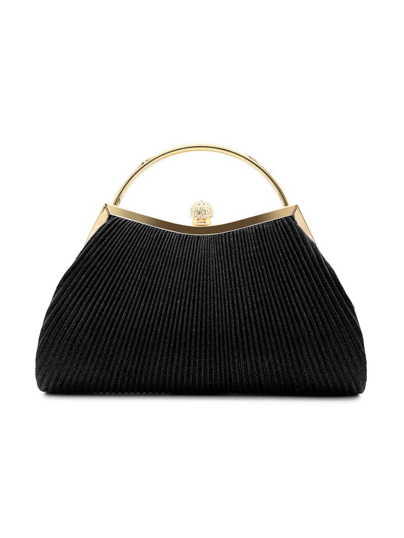 Women's Rhinestone Switch Versatile Party Pleated Handbags