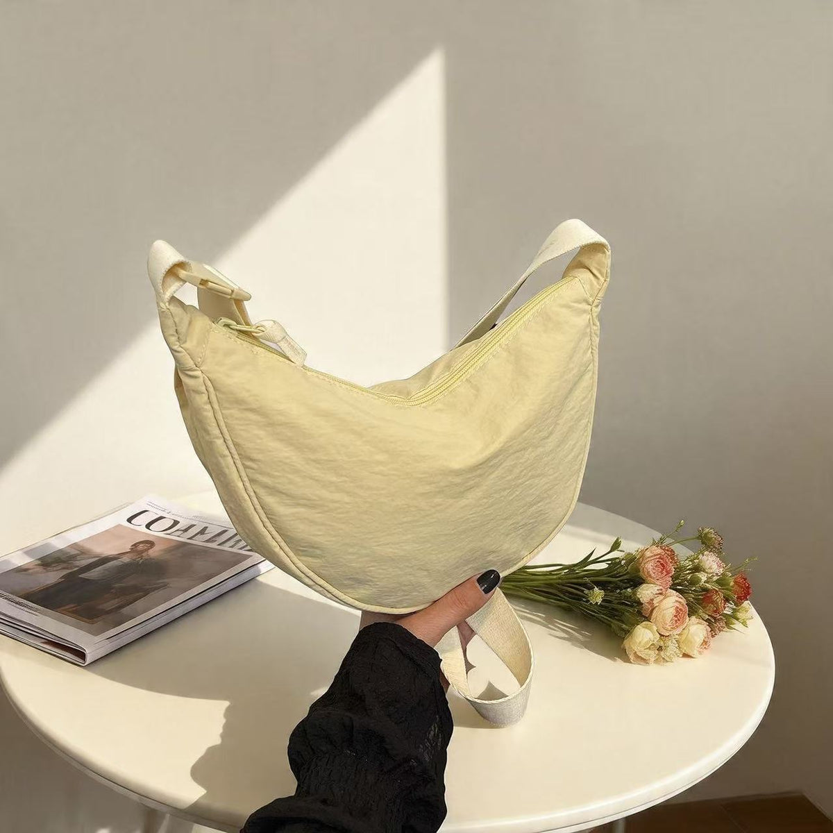 Fashion Joker Korean Style Dumpling Daily Commuter Women's Shoulder Bag