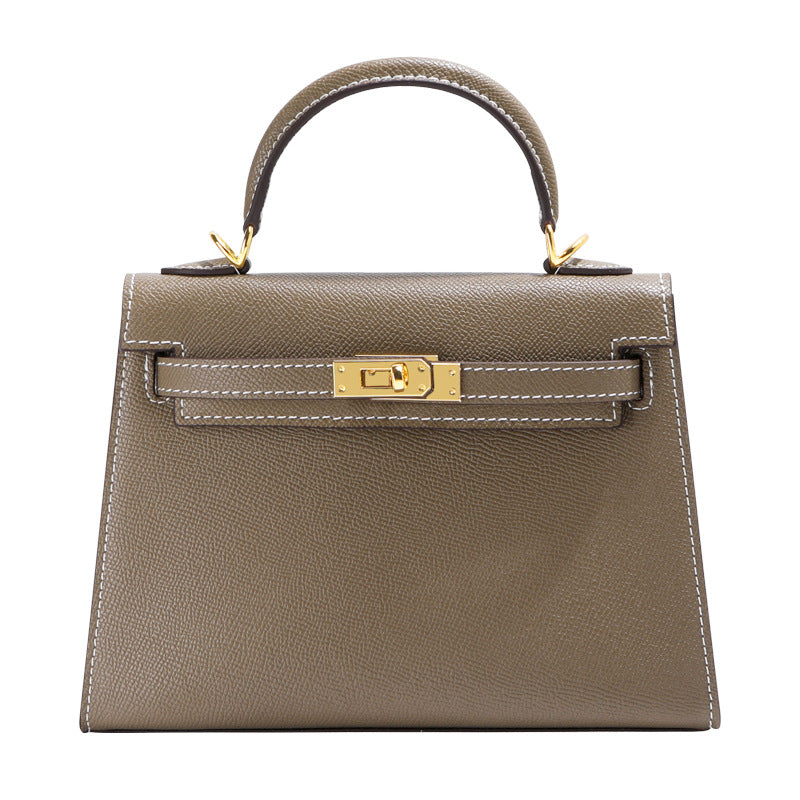Women's Second Generation Kelly Cowhide Palm Print High-grade Women's Shoulder Bag