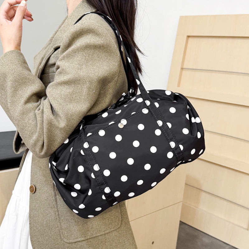 Dot Niche Texture Versatile Large Capacity Bags