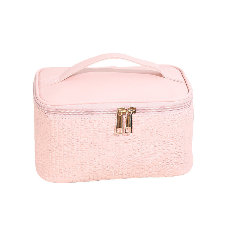 Women's Capacity Waterproof Wash Storage Portable High Sense Cosmetic Bags