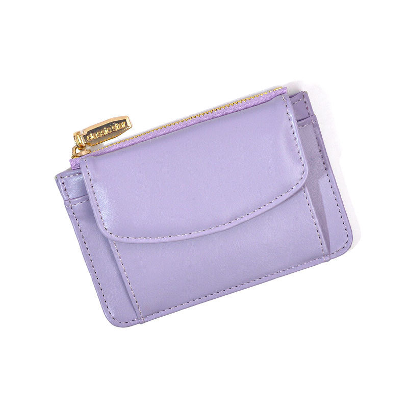 Korean Female High Sense Multiple Slots Cover Ladies Wallets