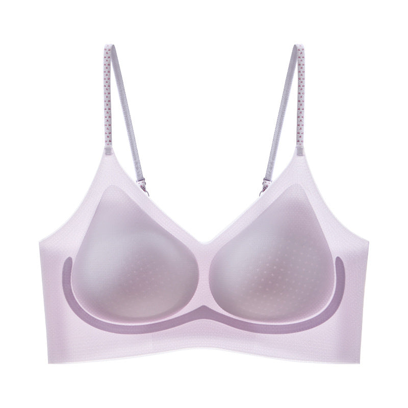 Women's Strap Seamless Underwear Summer Beauty Back Gathered Everyday Bras