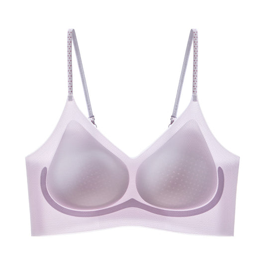 Women's Strap Seamless Underwear Summer Beauty Back Gathered Everyday Bras