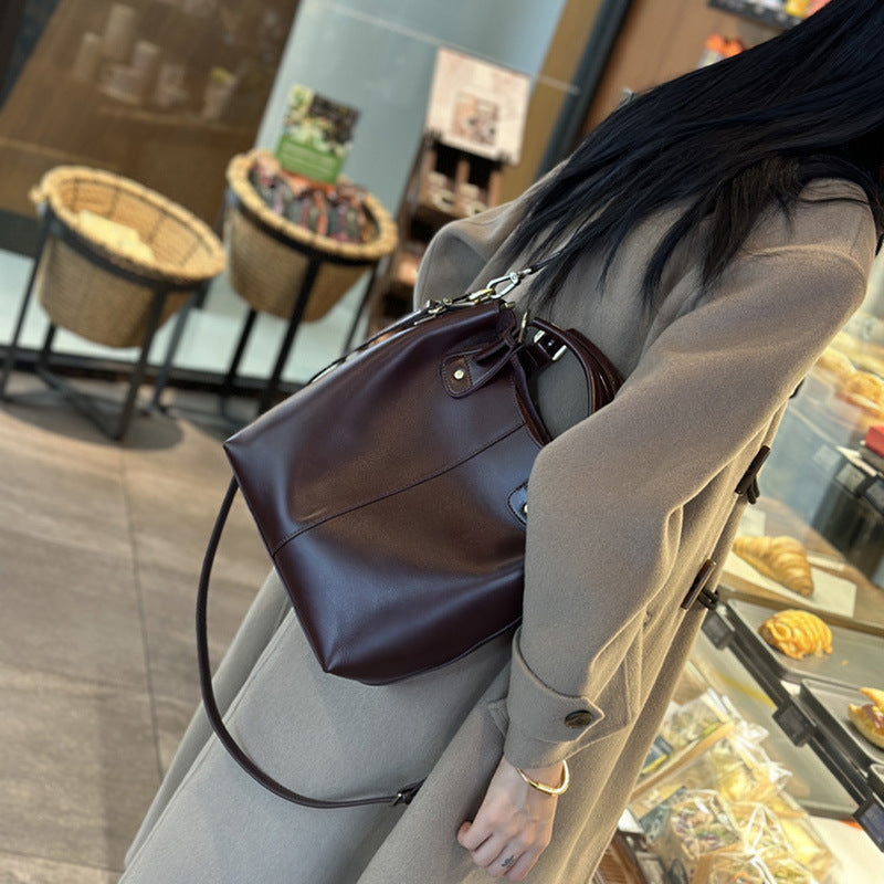 Comfortable Women's Genuine Leather For High-grade Women's Shoulder Bag