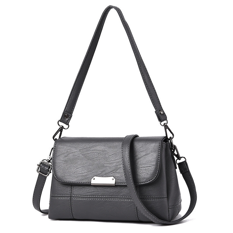 Women's Soft Leather Lady Mom Large Capacity Shoulder Bags