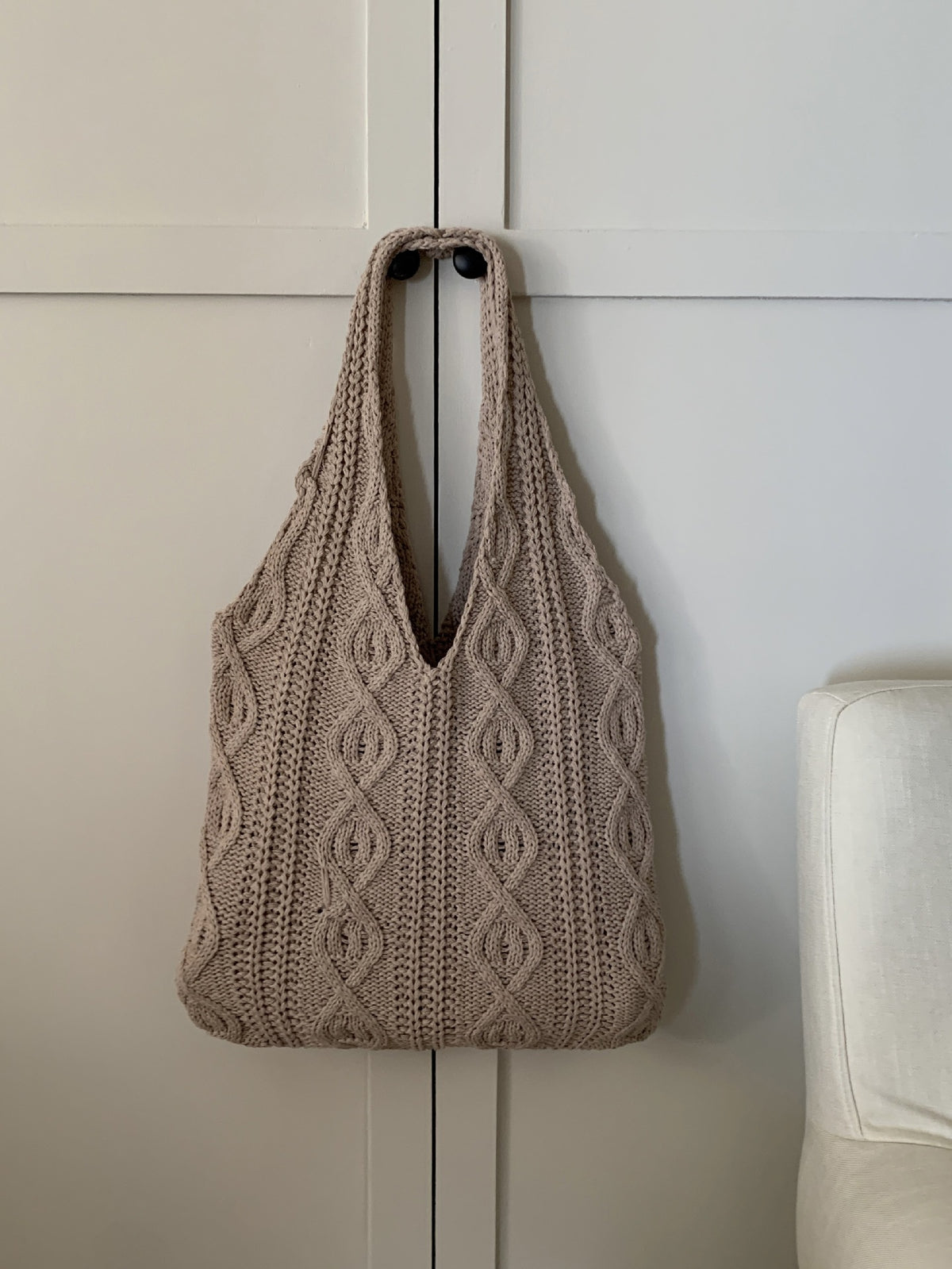 Women's Retro Knitted Handmade Wool Woven Shopping Women's Shoulder Bag