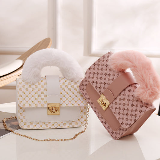 New Women's Classic Comfortable Printed Veet Crossbody Bags