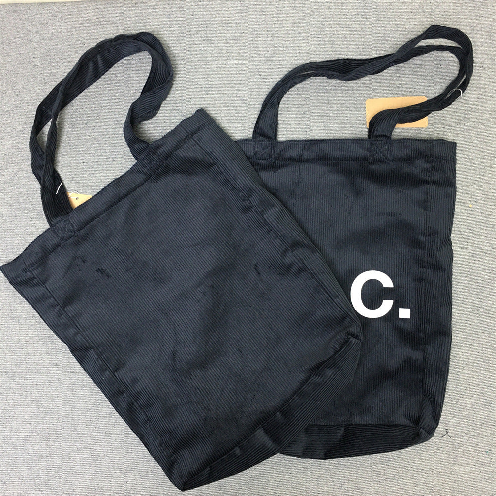 Unique Cool Comfortable Pretty Corduroy Shopping Handbags