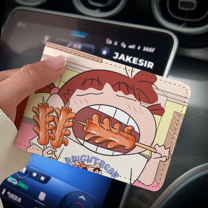 Crayon Driving License Protective Cover Motor Vehicle Card Holder