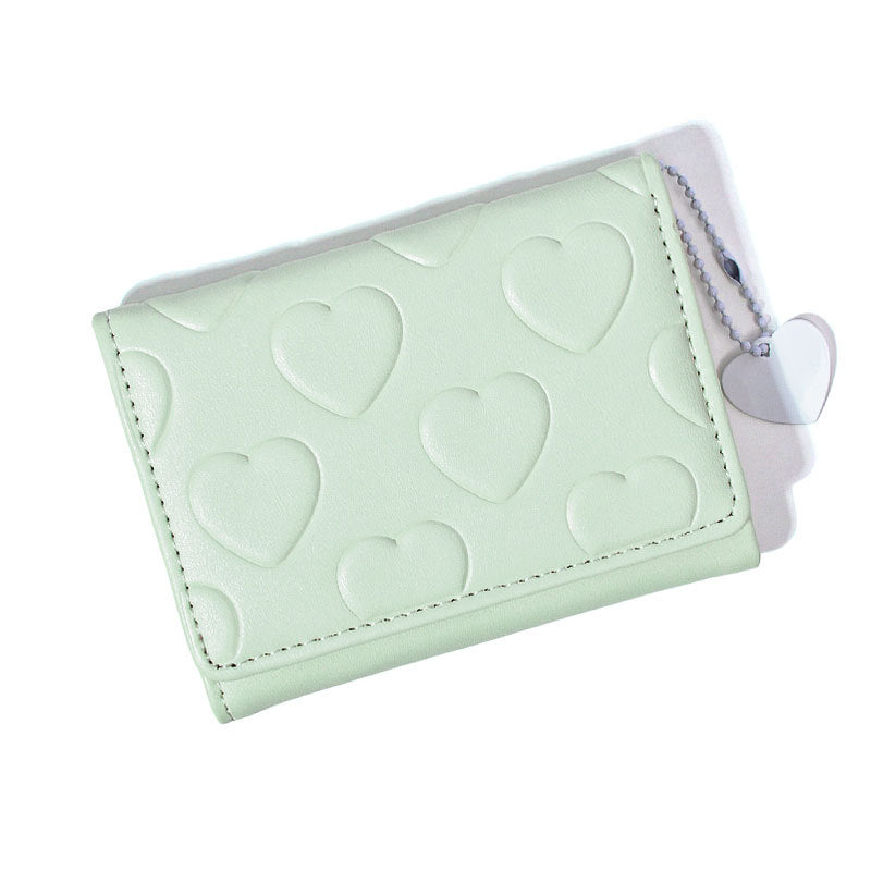 Korean Style Cute Refreshing Trifold Niche Ladies Wallets