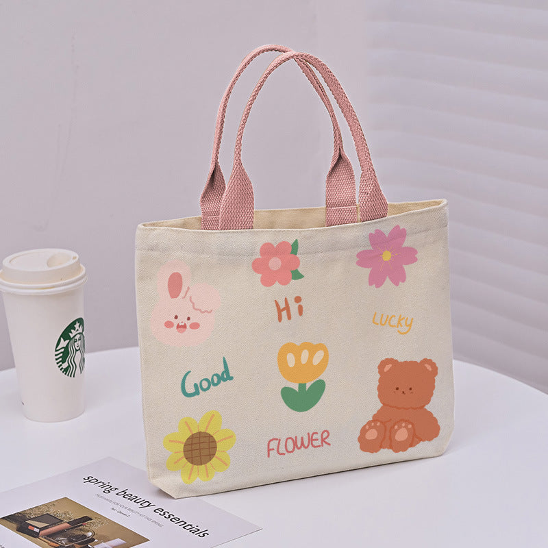 Large Capacity Commuter Lunch Simple Versatile Handbags