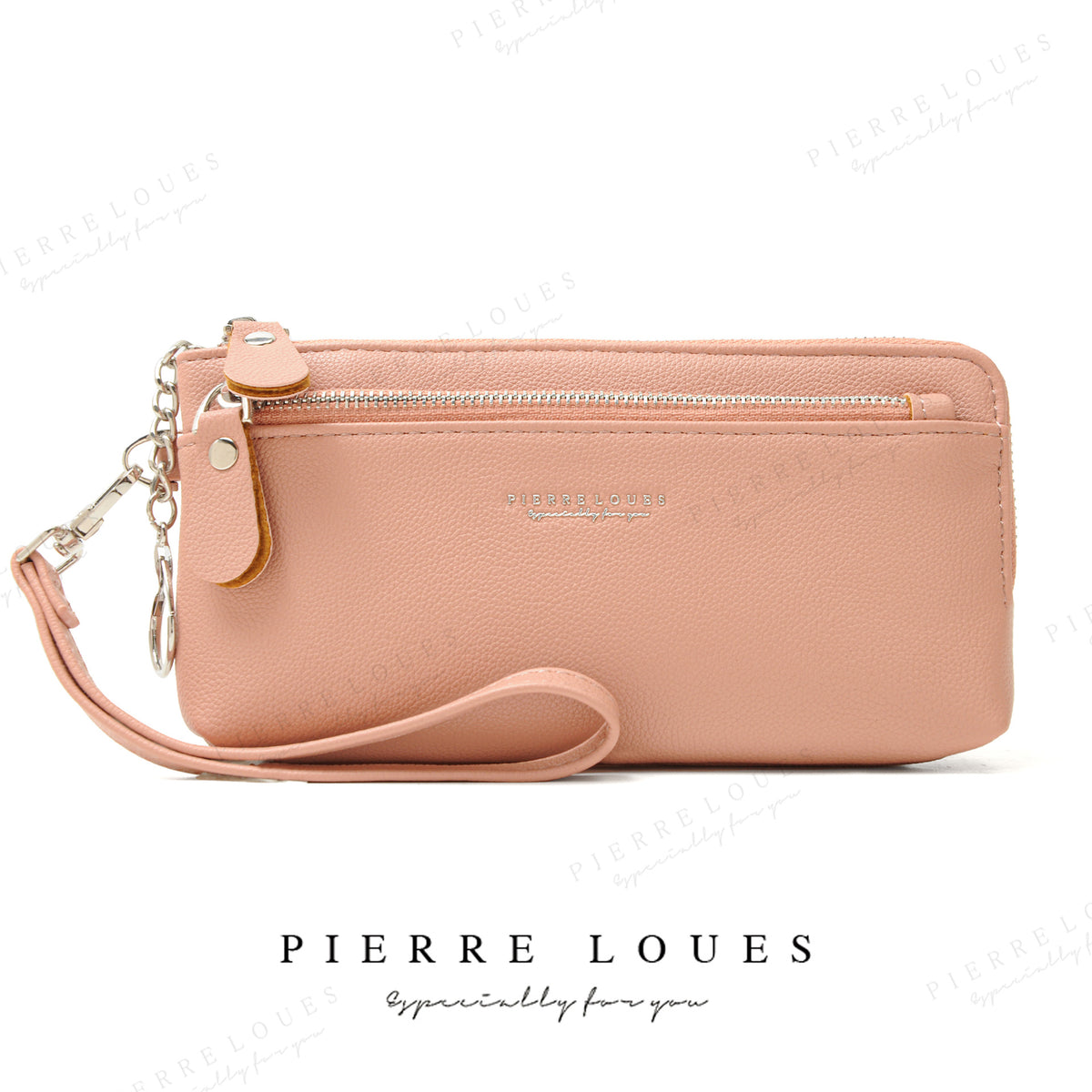 Women's Long High-grade Mobile Fashion Double Zipper Bags