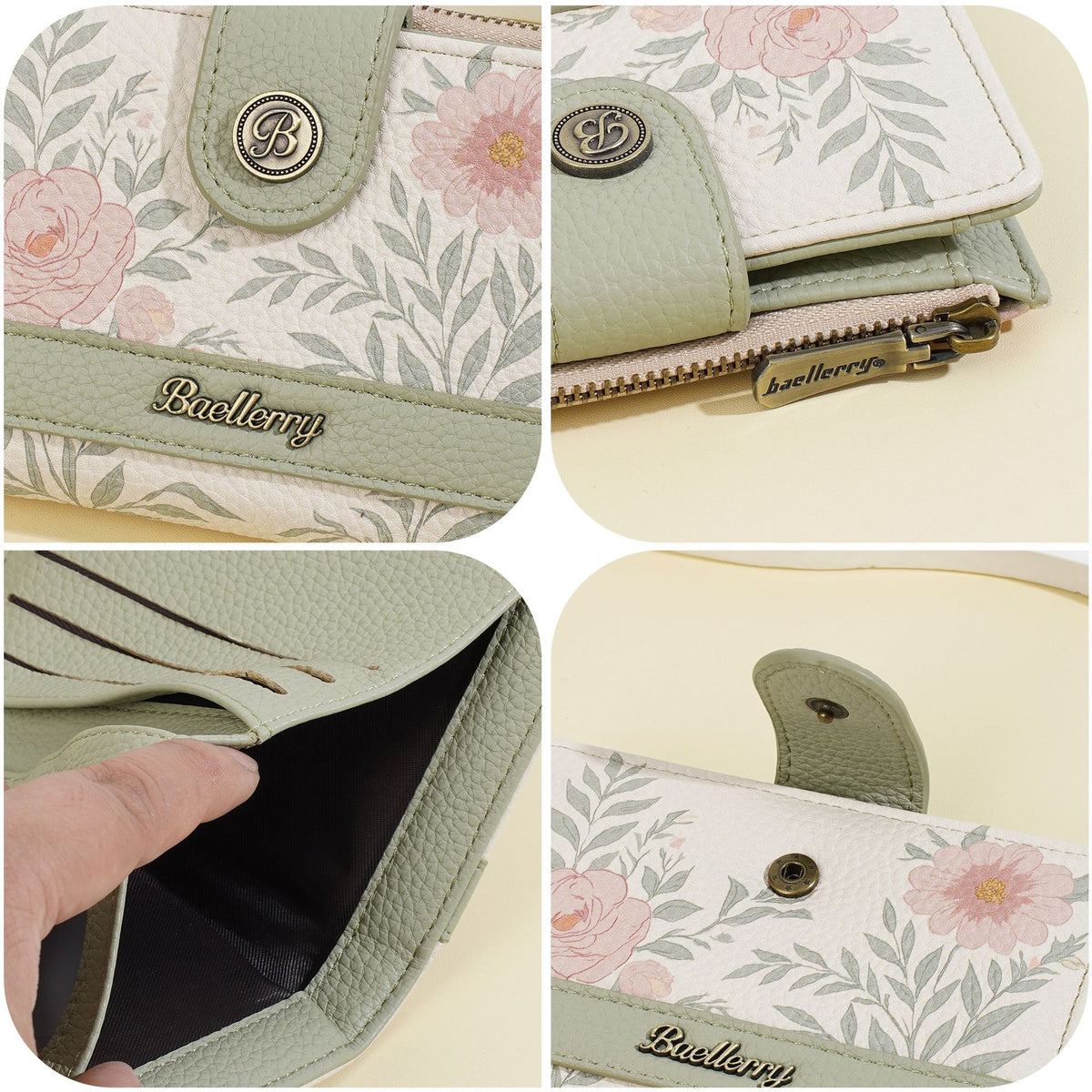 Women's Short Mini Anime Zipper Multiple Slots Ladies Wallet