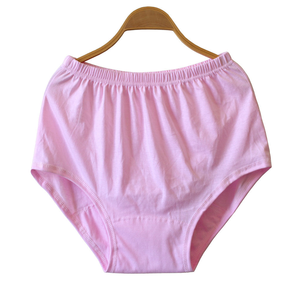 Women's High Waist Cotton Underwear Triangle Mother Panties