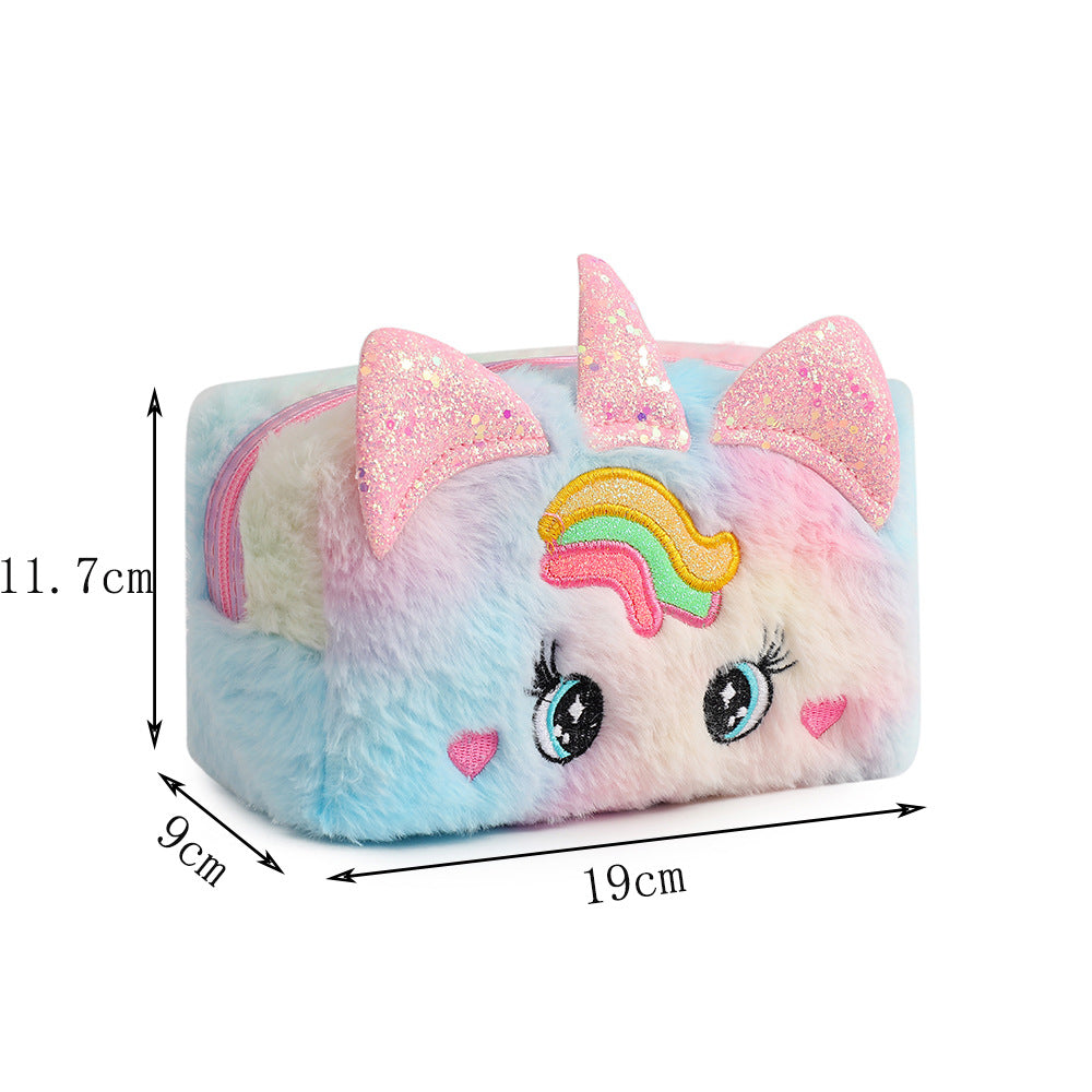 Unicorn Hand Carrying Toiletry Studying Stationery Bags